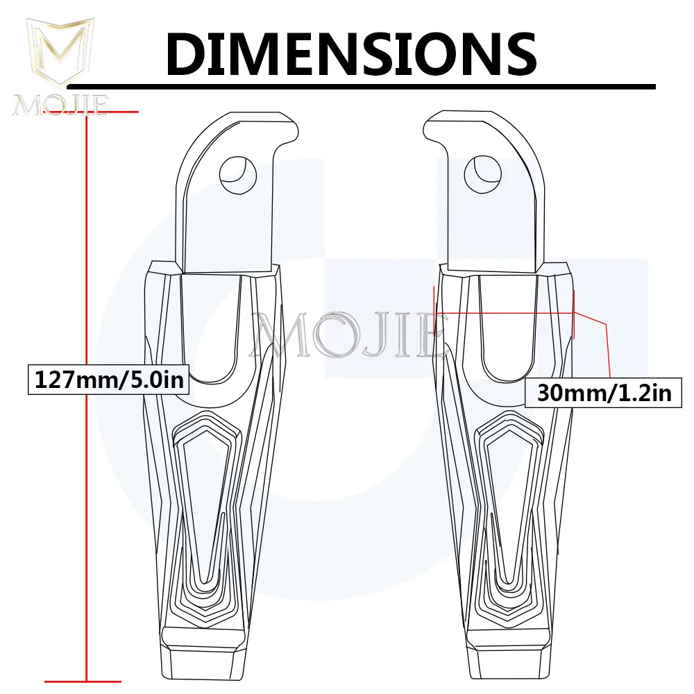 Для Yamaha NMAX 155 125 NMAX155 NMAX125- мотоцикл задний подножки для ног педали пассажирский подставка для ног