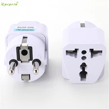 CARPRIE Electrical Socket Universal UK US AU to EU AC Power Socket Plug Travel Charger Adapter
