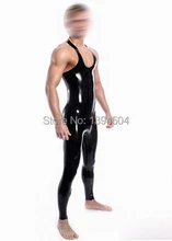 2016 new rushed products sexy lingerie Men Suits Latex Suit Catsuit Bib Pants Catsuits Hot jumpsuit Fetish Vest costume Uniform