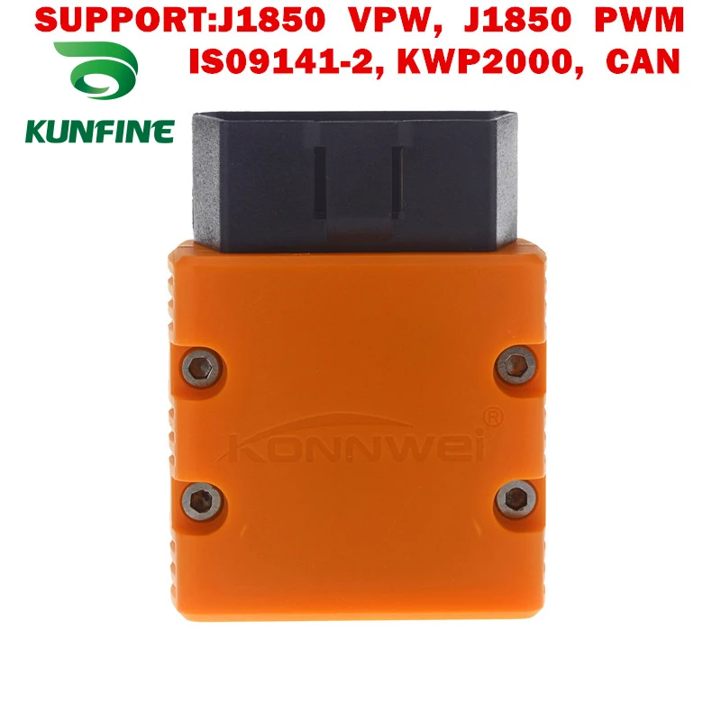 Kunfine kw902 ELM327 Bluetooth 3.0 odb2 II диагностический код сканер чтения Специальный для телефона Android Оконные рамы PC сканирования