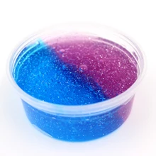 DIY Glitter Slime Crystal Cloud Mud Light Plasticine Clay Dynamic Sand Lizun Handgum Antistress Playdough Putty