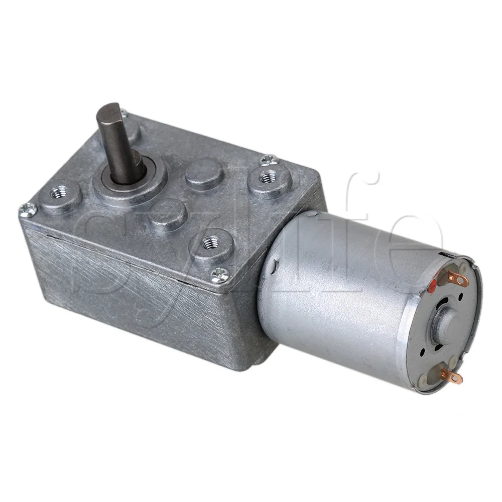 12v Dc Motor High Torque Worm Gear Motor Dc Motor Reducer Worm Gear