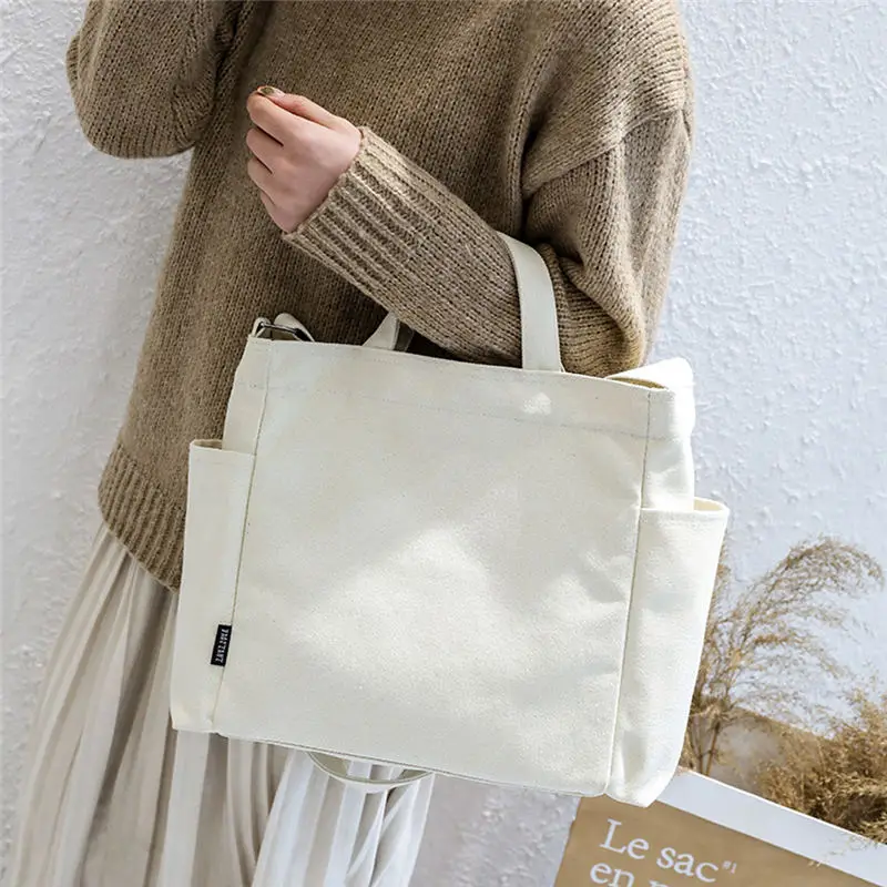 Canvas Solid handbag Shoulder Bag Crossbody Bag for Women 2019 Messenger Bags women's bag bolsa feminina sac a main 30AP0334
