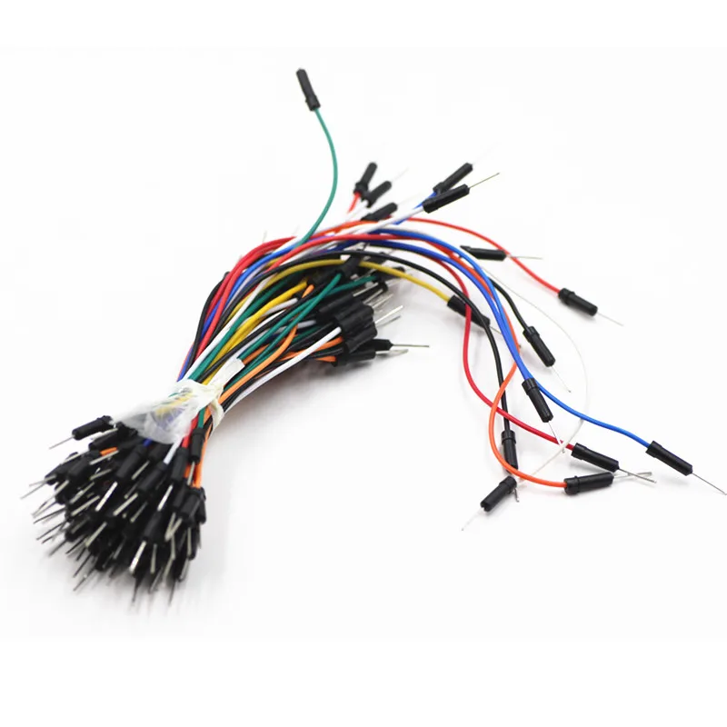 65 шт./лот соединительный кабель типа Папа папа гибкий провод для Arduino макетная