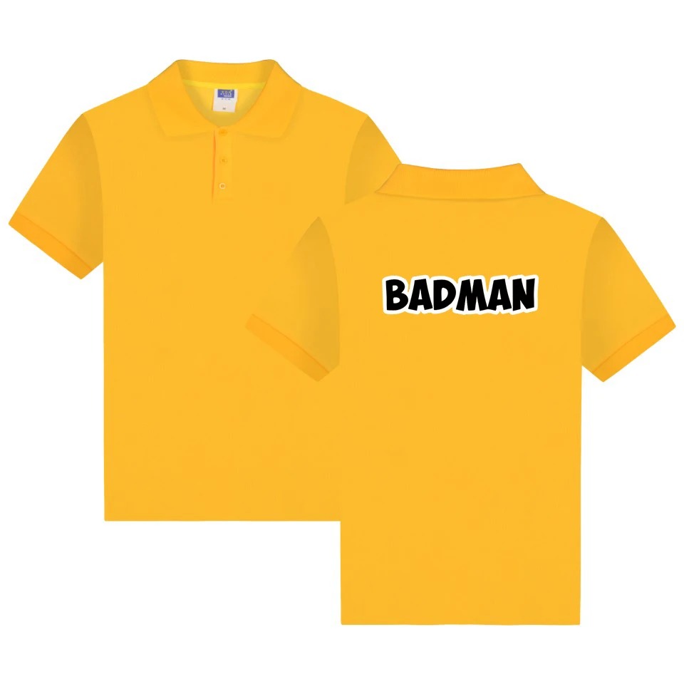 WEJNXIN Лето Новое поступление Dragon Ball Vegeta Badman футболка поло с принтом для мужчин Camisa Masculina 8 цветов рубашки брендовая одежда - Цвет: Цвет: желтый