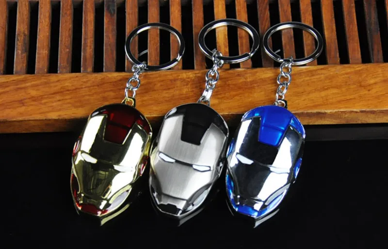 Hot sale new arrival Iron man key ring fashion Zinc alloy Iron man key
