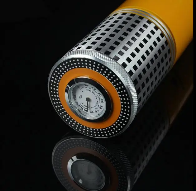 Classic Aluminium Alloy Travel Cigar Tube Portable Jar Outdoor Cigar