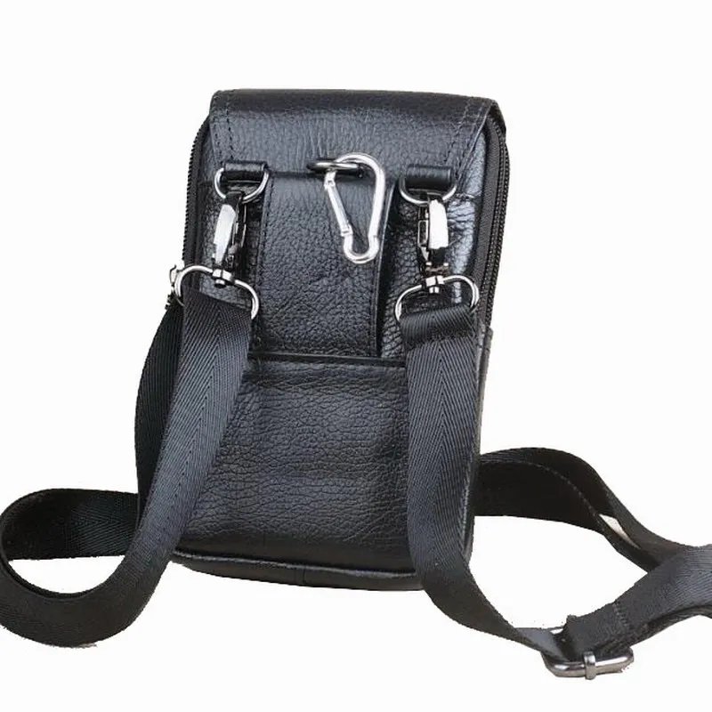 Мужская сумка из натуральной кожи с зажимом для ремня, поясная сумочка, Чехол Для Doogee S70 S60 Lite Y8, сумка для мобильного телефона, Прямая поставка