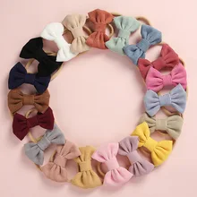 Bebé diadema arco diademas de chica de pana de banda para la cabeza de Nylon fina diadema niños recién nacidos accesorios de pelo para niñas de primavera y verano