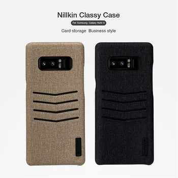 

For Samsung Galaxy Note 8 case Nillkin Classy business cases all edge back cover covinent card slots PU leather phone shell