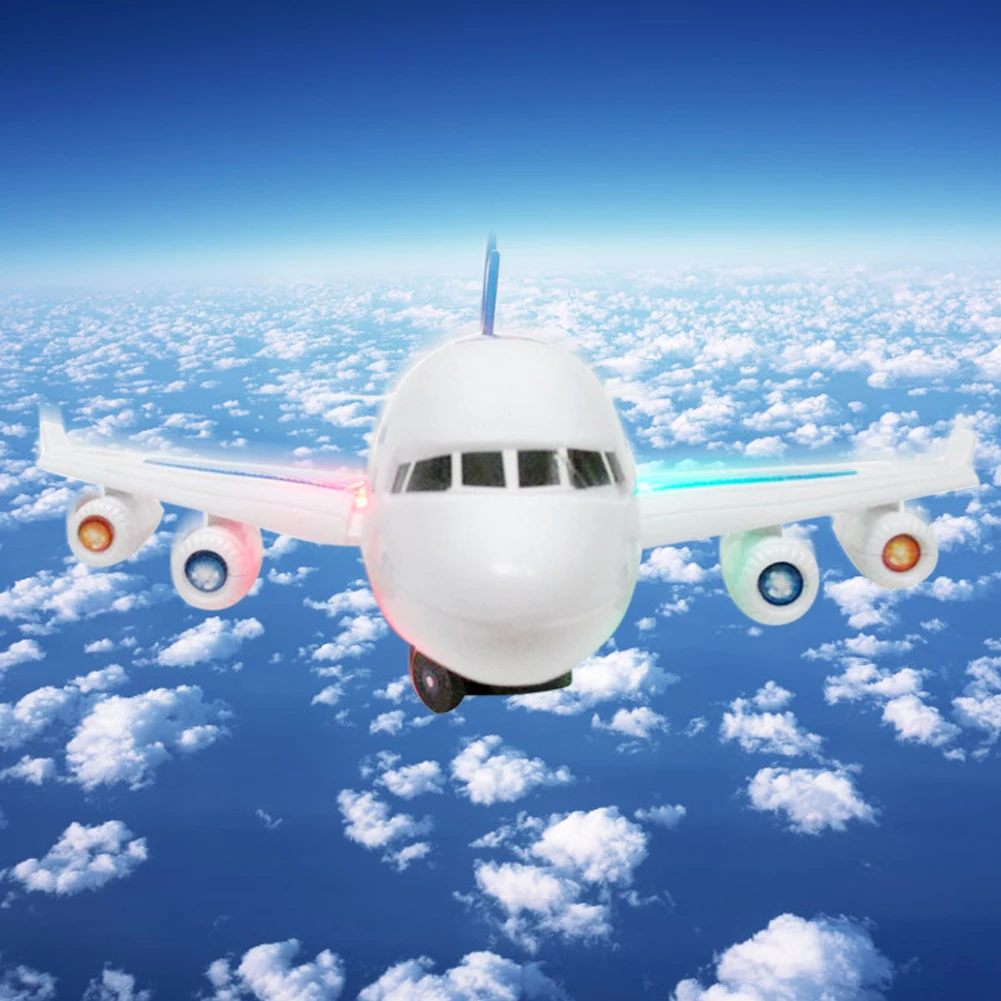 Buy Electric Air Bus Model Toy Flashing LED Light Kids