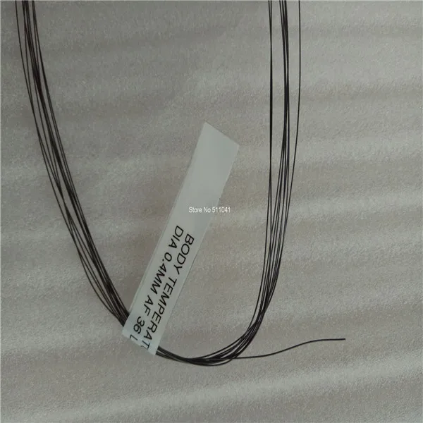 

NiTi Nitinol Nickel Titanium Wire body temperature Ni-Ti alloy wire TiNi-YY 0.4mm * 1000mm AF 36 degr ,free shipping