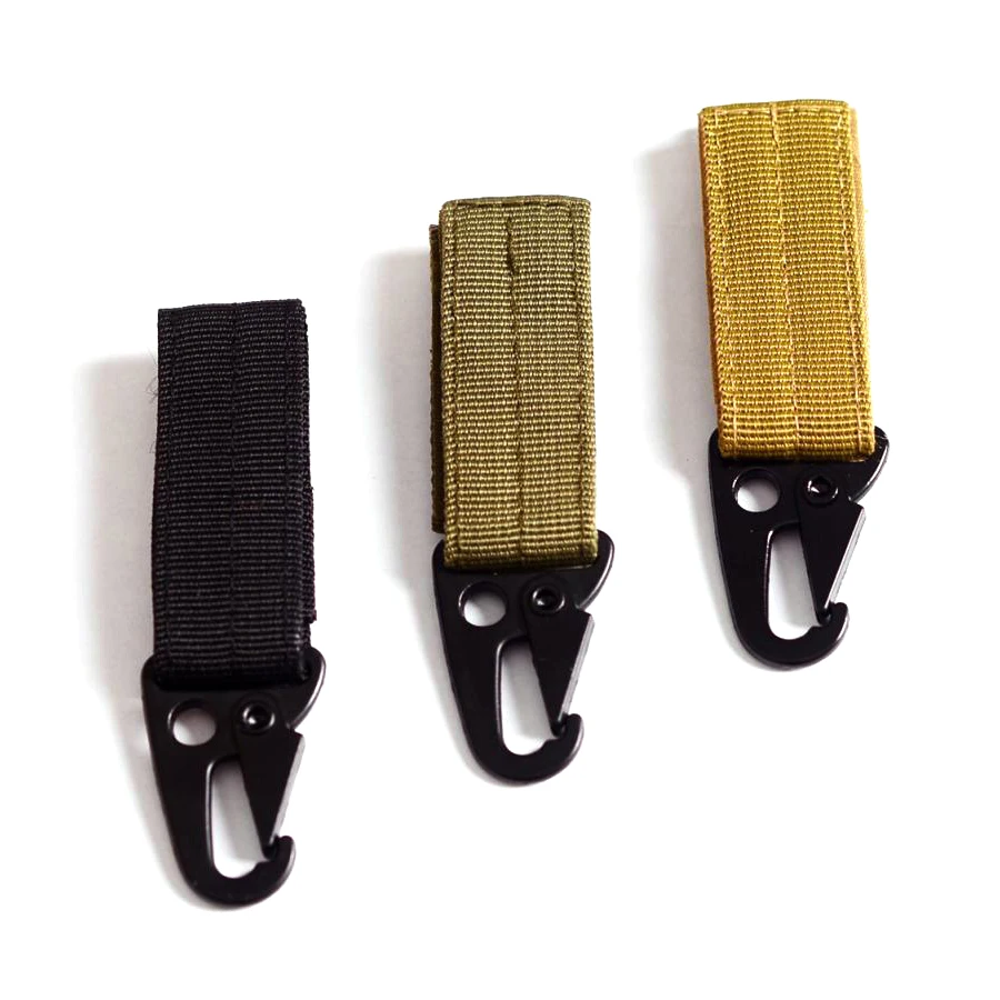 

High-strength nylon PENGROAD backpack key hook multi-function ribbon garbanzo shackle outdoor tactical mountaineering keychain
