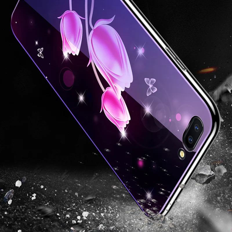 Чехол из закаленного стекла для телефона huawei Nova 3 3i 2s 4 Lite чехол с мягким покрытием для huawei P Smart Plus чехлы