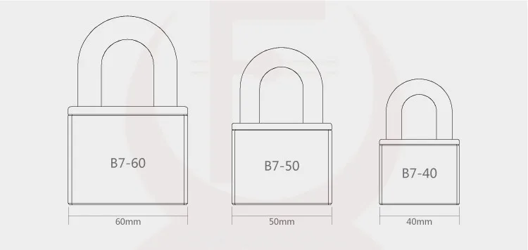 Bagagem, Mala, Gate Lock, Segurança, Cor Prata, Série B7