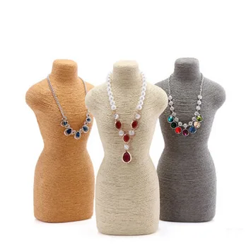 

Free Shipping!! Fashionable New Style Necklace Stand Jewelry Holder Mannequin Hot Sale