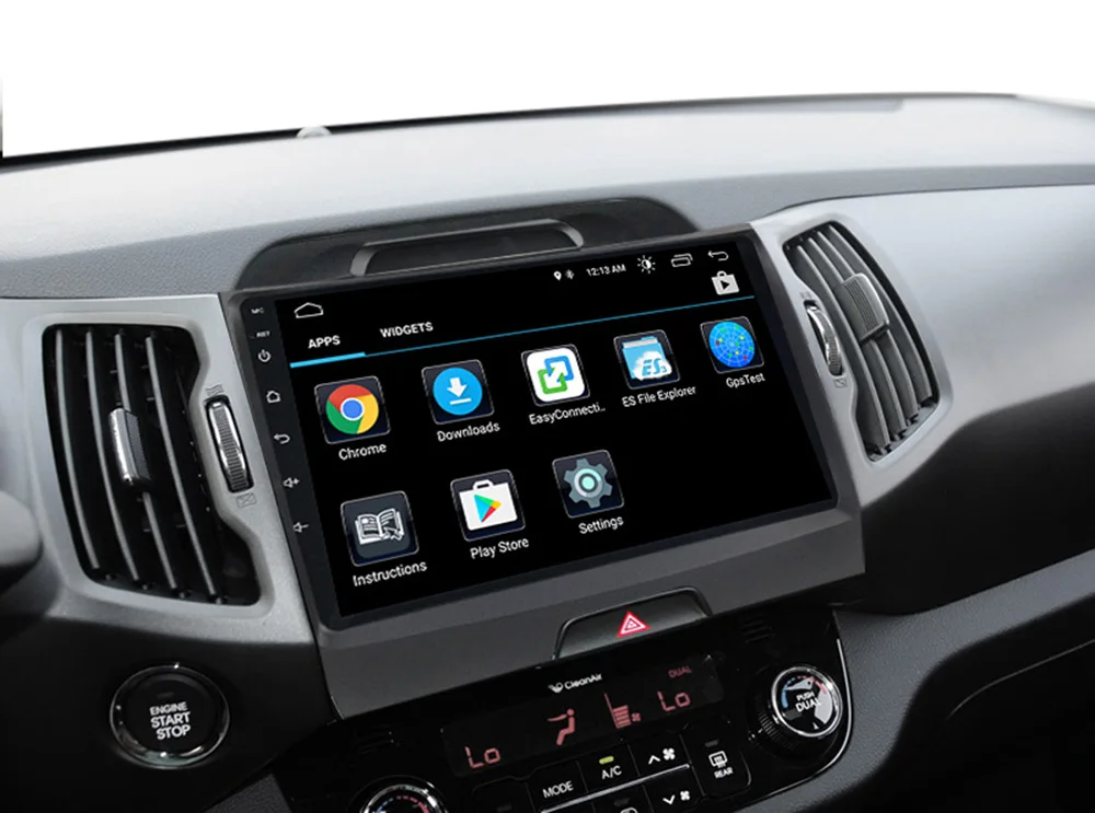 Perfect NaviFly 9" Android 8.1 Car GPS Navigation For KIA Sportage R 2010 2014 2011 2012 2013 2014 2015 Car radio multimedia player 4