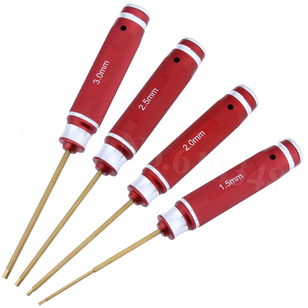 RC Hobby Tools Hex Screwdriver 1.5mm 2.0mm 2.5mm 3.0mm Hexagon Allen