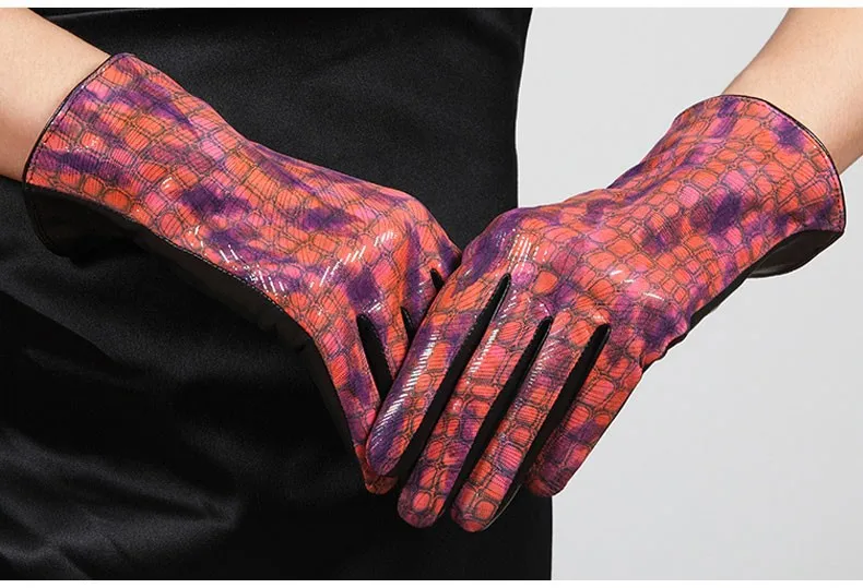 Gants Tactile en Cuir véritable Pour Femmes