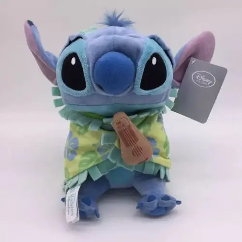 Dumbo Goofy Mickey Minnie Angel Plush Toys Babies Stitch With Blanket Appease Towel Cute Stuffed Animals Plush Toy 25CM - Цвет: stitch