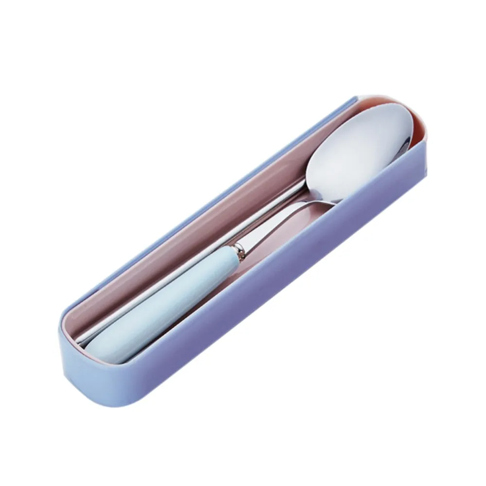 

High Quality Stainless Steel Portable Chopsticks Spoon Travel Cutlery Set Portable Travel Silverware Utensils Flatware Set Nove