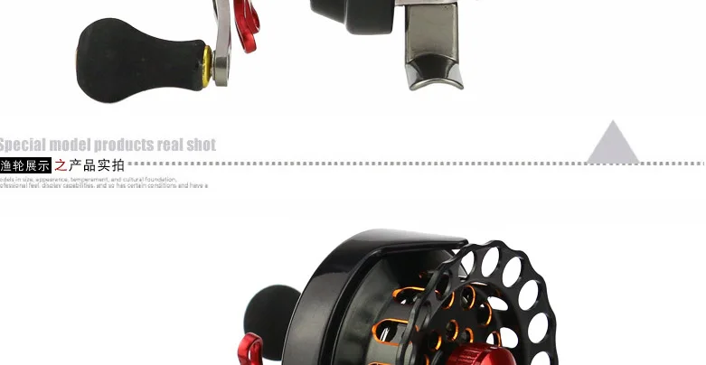 Carretel de Pesca de Gelo Carretel de Arremesso Direita para a Esquerda com Alarme 6 + 1bb Yuyu Full Metal Mosca Proporção 3.5: 1 Trolling Reel Roda Jangada Mão 12 de Gelo Proporção 3.5: 1 6 +