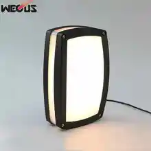 WECUS) светодиодный наружный водонепроницаемый настенный светильник, современный минималистичный дверной потолочный светильник, открытый балкон лестницы/проходной дверной светильник s