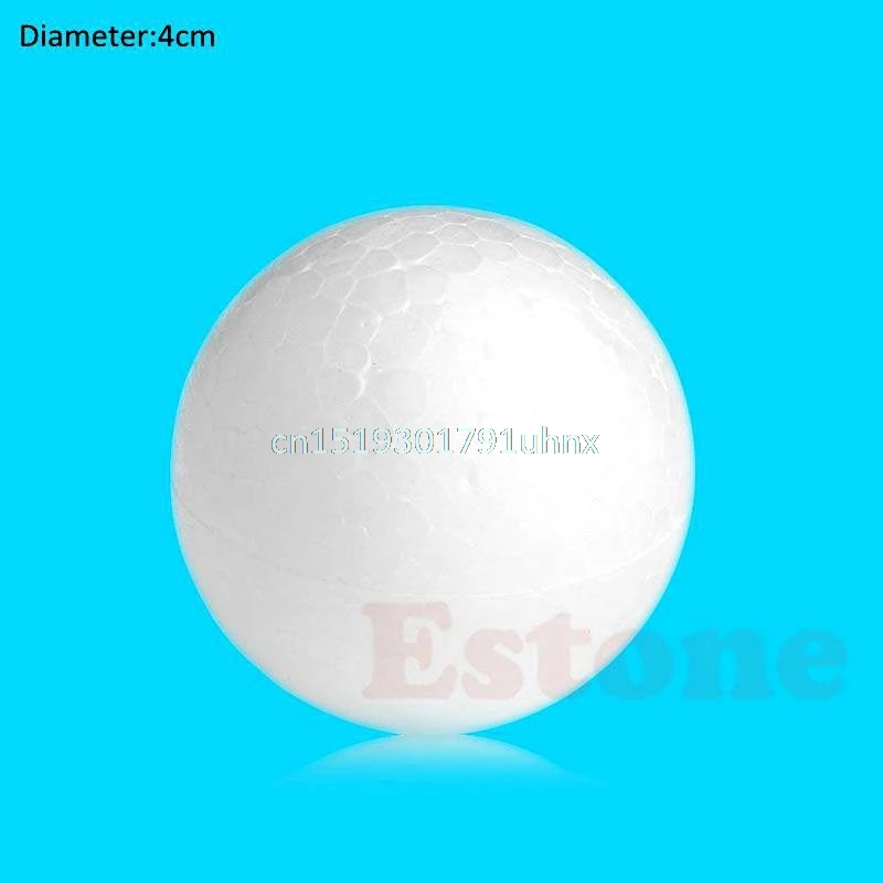 

10/20/50/100PCS 40mm Modelling Polystyrene Styrofoam Foam Ball #1