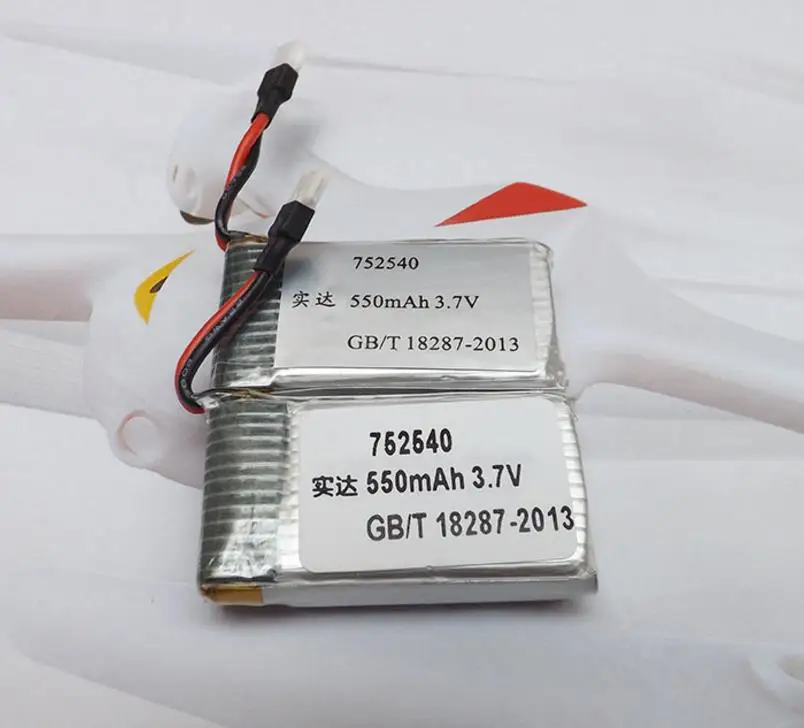 MJX X708W четырехосный самолет запасные части Оригинальная батарея литиевая 3 7 V 550 Ma |