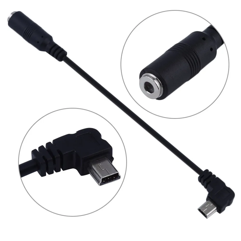 

Professional Micro USB Data Charger Cable 3.5mm Audio Conversion Line Mic Microphone Adapter Cord For GoPro Black