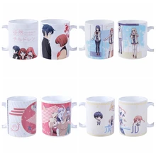 Аниме АХО девушка Yoshiko Hanabatake Akuru Akutsu Sayaka Sumino Fuuki Iinchou Yoshie Hanabatake Косплей кружка для ежедневных напитков Марка чашки