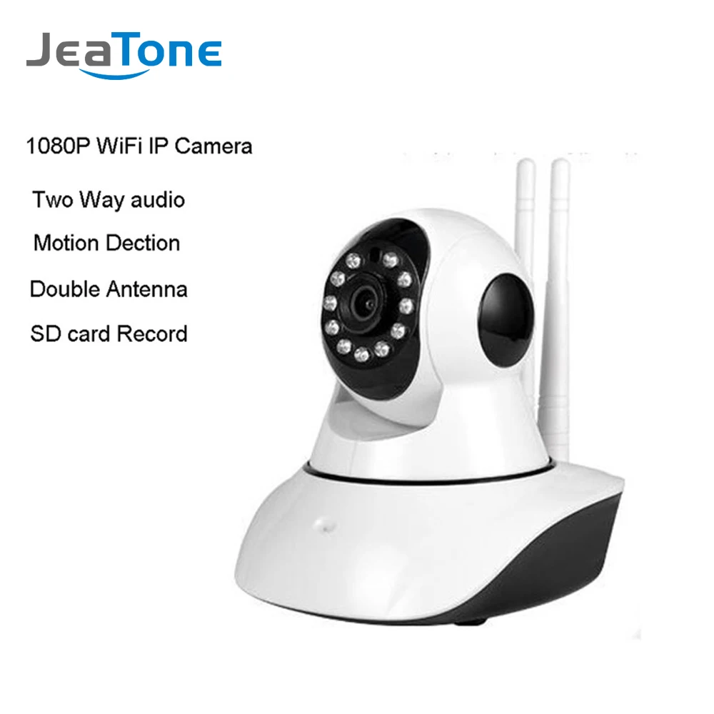 JeaTone 1080P IP Camera Wireless Home Security Wifi Camera Surveillance Camera Audio Record Baby Monitor HD