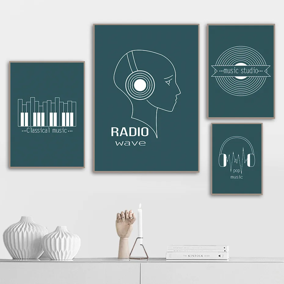 Music-Studio-Related-Creative-Wall-Art-Picture-Minimalist-Line-Drawing-Blue-Paper-Posters-Prints-Home-Decor (2)