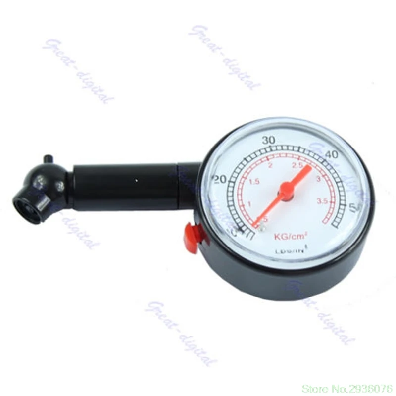 

Auto Motociclo Bicicletta Quadrante pneumatico Valutare metro Pressione loro Drop Ship De18