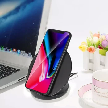 

Fast Wireless Charger Qi Smart Quick Charge For iPhone X XR XS 8/for Galaxy S9 S8 S10 Plus Note 9/for Huawei Mate 20pro