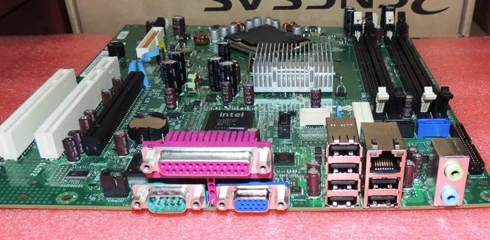 Free shipping for OptiPlex 755 DT Desktop motherboard for DELL,DR845 0DR845 WX729 0WX729,LGA775,DDR2,BTX,Q35,99% New