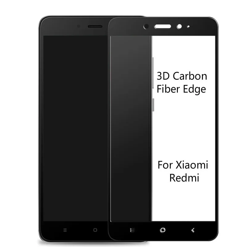 Защитное стекло с изогнутыми краями закаленное 3d для xiaomi redmi 4x 5a 4a 5 plus защита