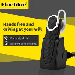 Fineblue FT-9 беспроводные Bluetooth наушники Автомобильная bluetooth-гарнитура Громкая связь портативное автомобильное зарядное устройство с