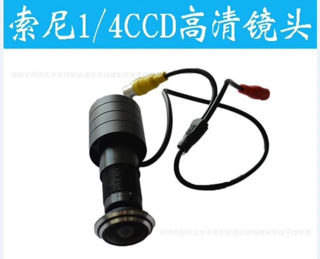 170 Wide Angle CCD Wired Mini Door Eye Hole Peephole Video Camera Color DOOR VIEW CCTV Camera hot sell