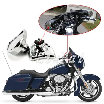 

Chrome Front Fairing Mount Rearview Side Mirror Fit For Harley Electra Street Glide FLHX FLHT FLHTK 96-13