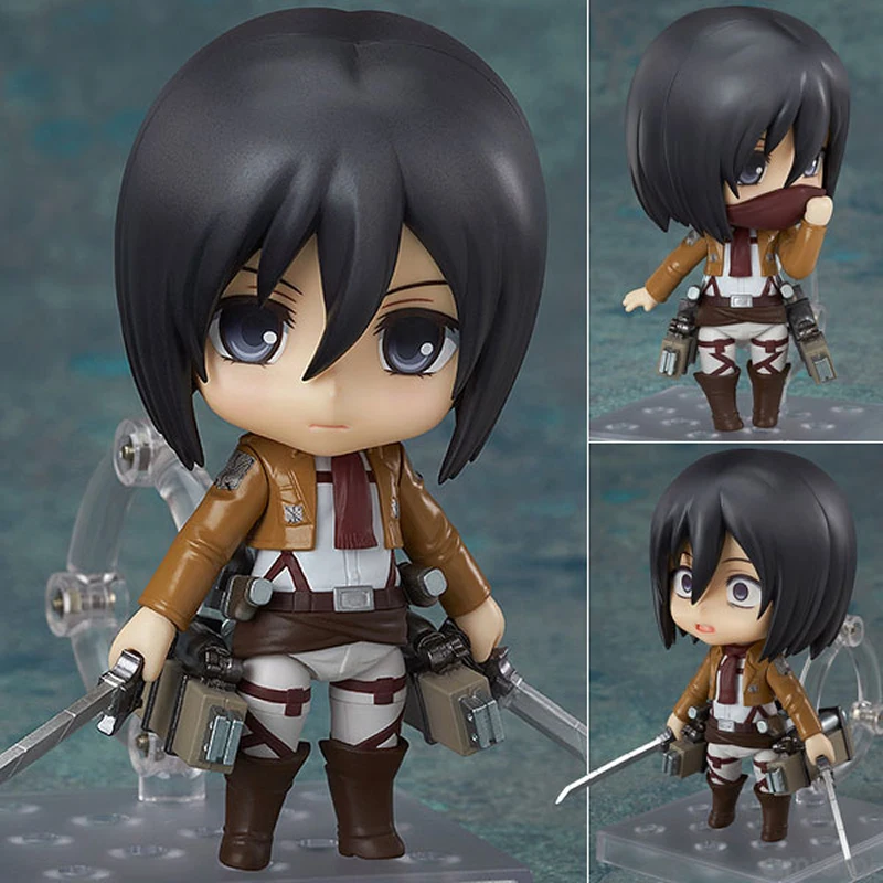 Aliexpress.com : Buy 10CM Original edition Nendoroid Attack on Titan ... - 10CM Original EDition NenDoroiD Attack On Titan Mikasa Ackerman PVC Action Figure Collection Toy Doll With