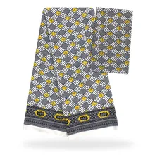 Горячая атласная шёлковая ткань 4+ 2 ярдов/партия colorfast Nigrian дизайнерская парафинированная ткань с кружевом узор атласная шёлковая ткань для одежды YBG0610