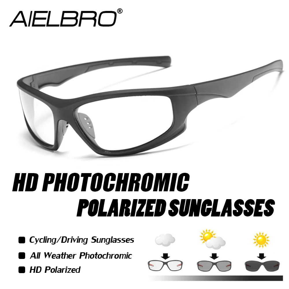 

Photochromic Polarized Cycling Bicycle Bike Glasses Outdoor Sports MTB Bicycle Bike Sunglasses Goggles Bike Eyewear