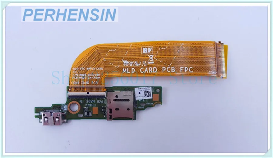 Dell Venue 11 Pro 5130 Micro SD Card Reader Board w Cable 69NM0MC10B03