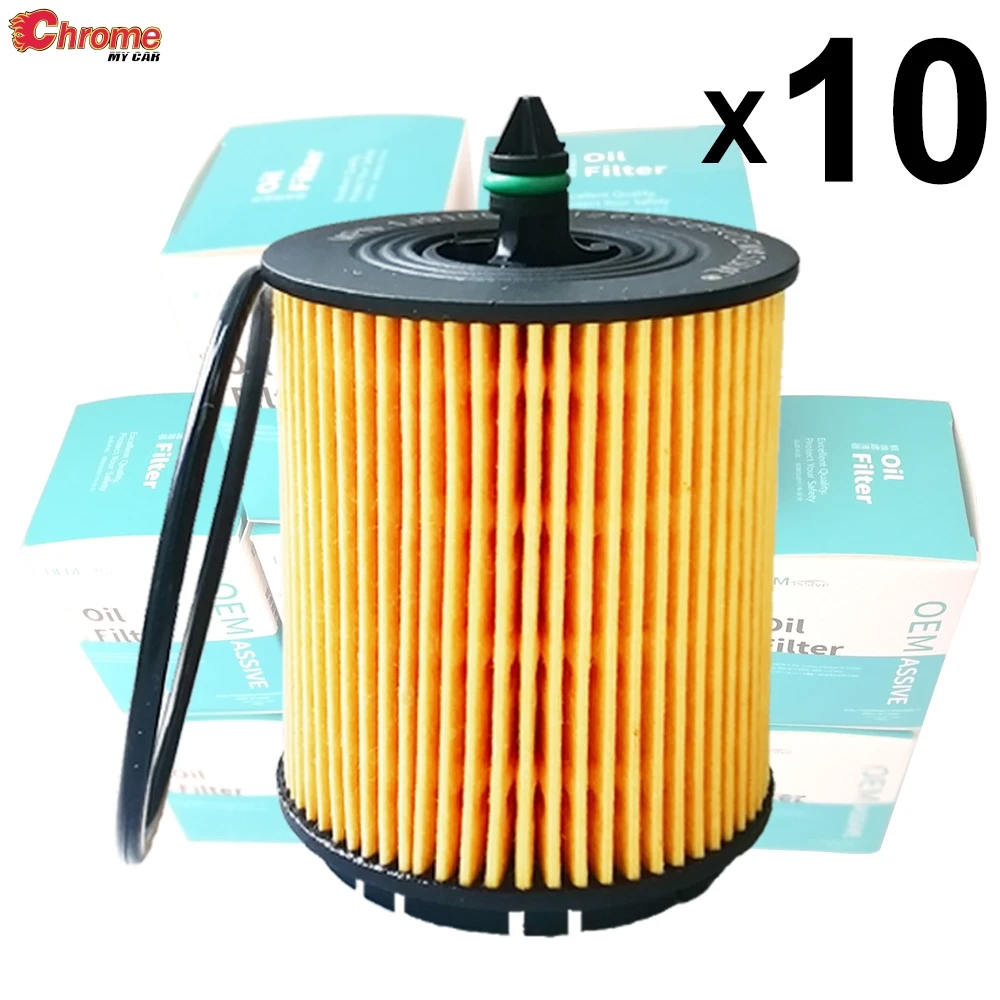 

Ten(10) 12605566 Oil Filter For Buick Chevrolet Fiat Opel GT Pontiac G5 G6 Saab 9-3 9-3x Saturn Sky Vue Aura 2007 2008 2009 2010