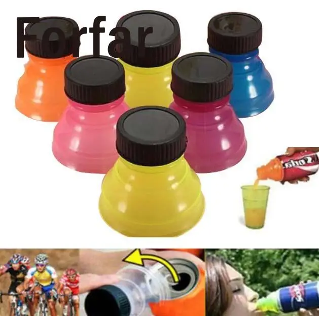 6Pcs Soda Saver Pop Beer Beverage Can Cap Top Cover Flip Bottle Top Lid