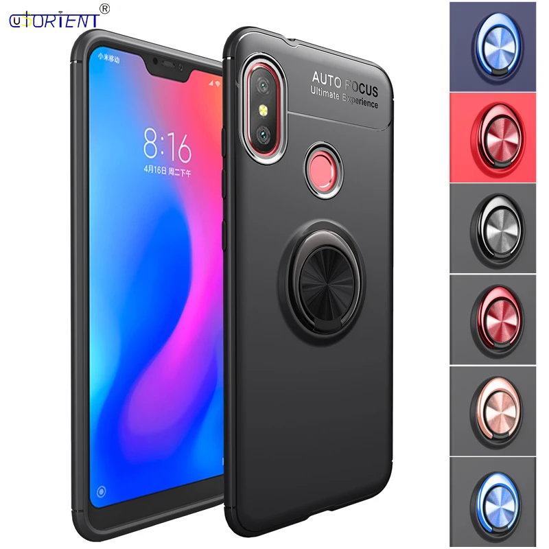 

Xiaomi Redmi 6 Pro Ring Case Xiaomi Mi A2 Lite Armor Back Cover Xiomi Xaomi Redmi6Pro Mi A2Lite Car Magnetic Holder Hybrid Funda