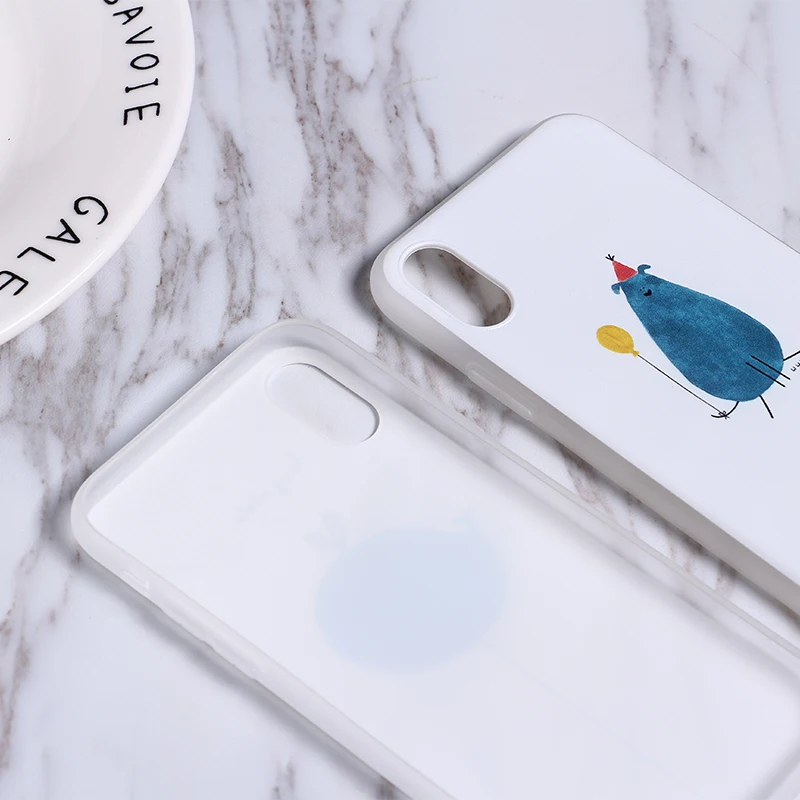 TOMOCOMO Cartoon Animals Art Phone Case For Apple Iphone 7plus 7 6plus 6s 8 plus X 5s tpu Soft XS Max TPU Cover protective case