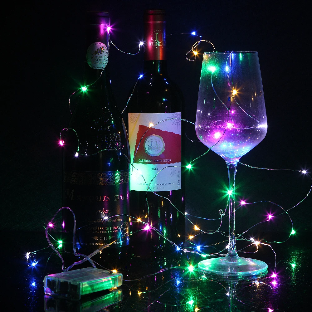 5 м 10 м Медный Серебряный провод батарея USB светодиодный гирлянды водонепроницаемый праздничное освещение для сказочных Рождество Свадебная вечеринка украшения