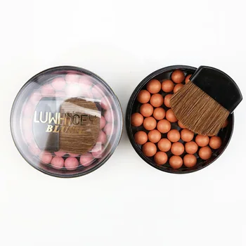 

2019 Matte Blush Ball Contour Eyeshadow Waterproof Long Lasting Cosmetics with Brush